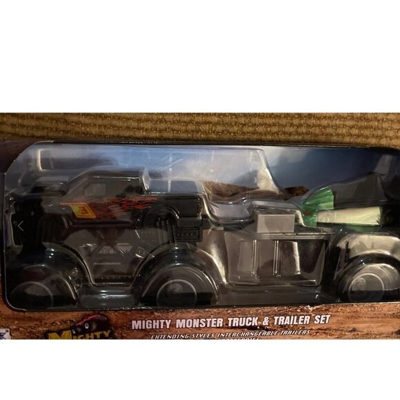 Mighty Monster Truck and trailer set NWT toy - Picture 2 of 3